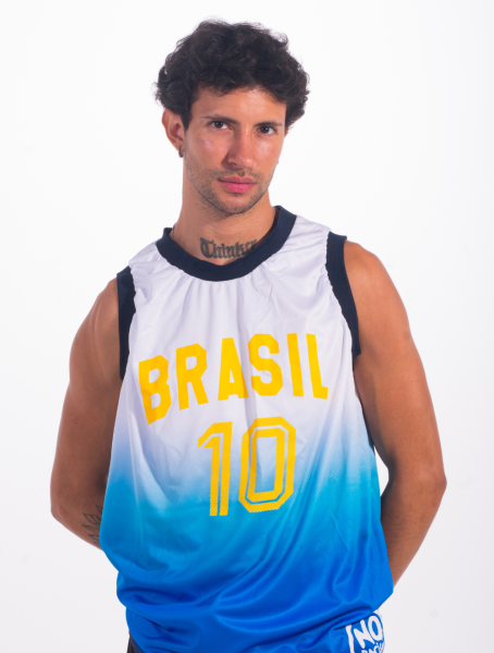 Regata Brasil Degrad&ecirc; Brasileragem Basquete T10