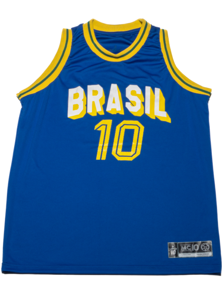 Regata Brasil Azul Royal Basquete Camisa 10