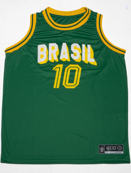 Regata Brasil Verde Basquete Camisa 10